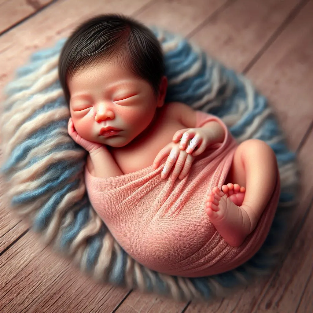 back laying pose of newborn photography at blessedcutebabies