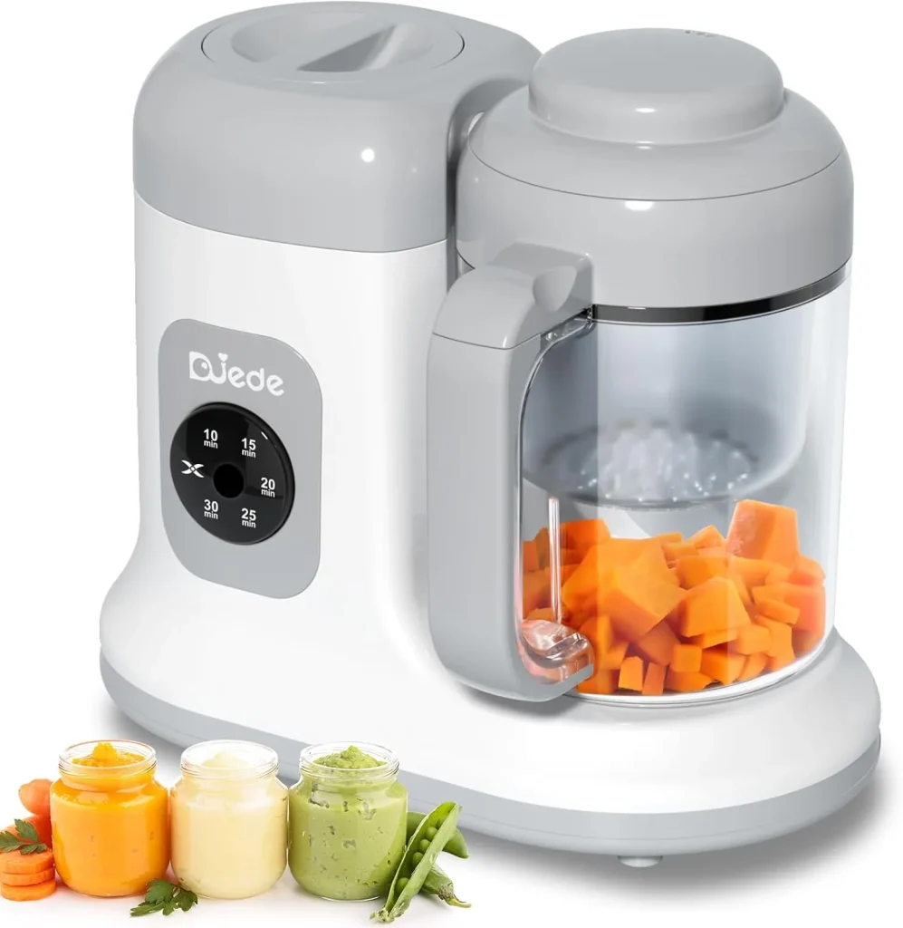 best baby food maker | duede baby food steamer and blender on blessedcutebabies.com