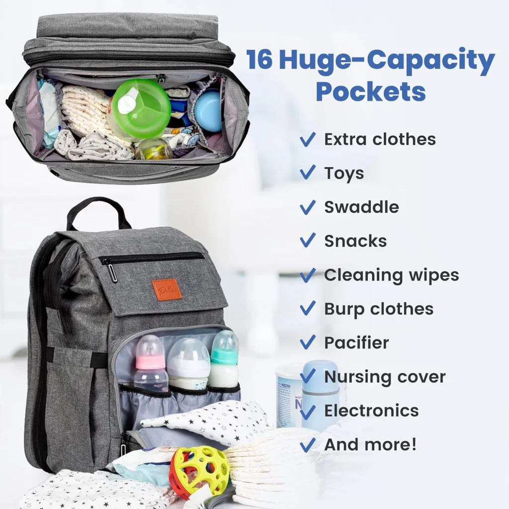 diaper bag Diapering essentials on blessedcutebabies