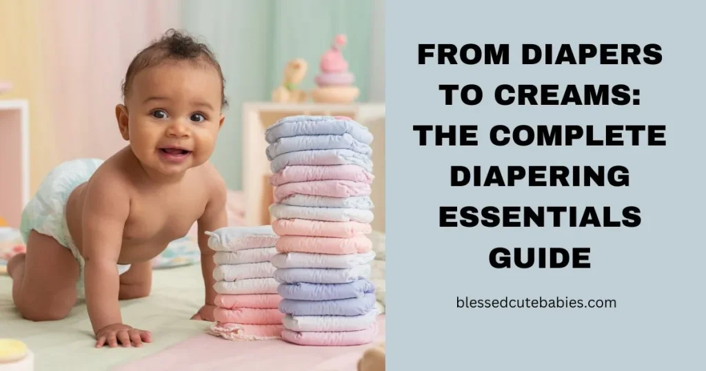 Diapering essentials guide on blessed cute babies