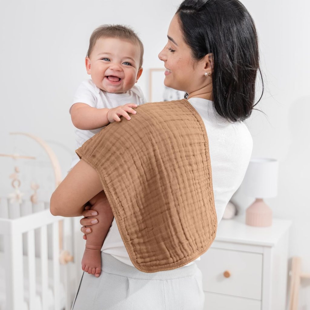 Our Comfy Cubs Muslin Burp Cloths Review After Testing them 2 Comfy cubs muslin burp reviews