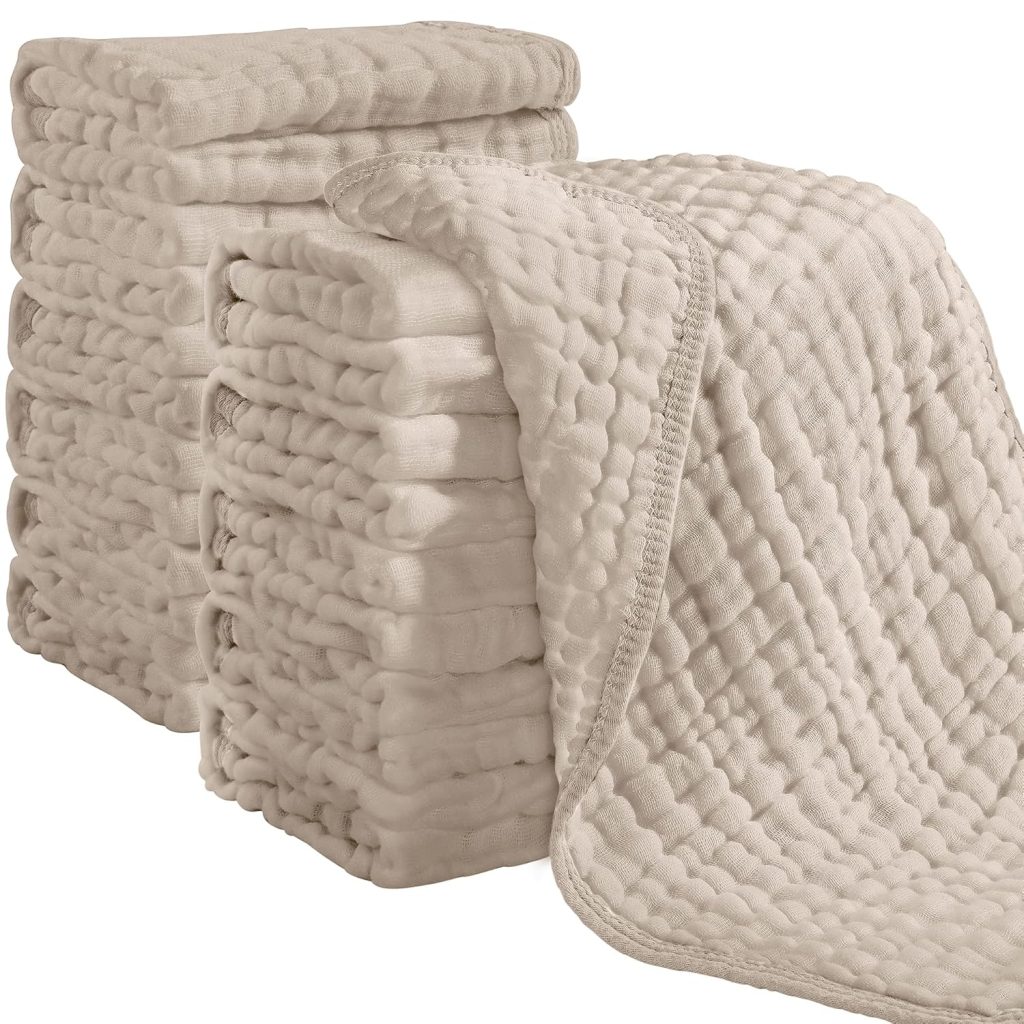 Our Comfy Cubs Muslin Burp Cloths Review After Testing them 3 Muslin burp cloths