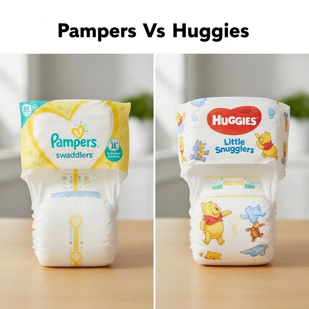 pampers vs huggies diapers