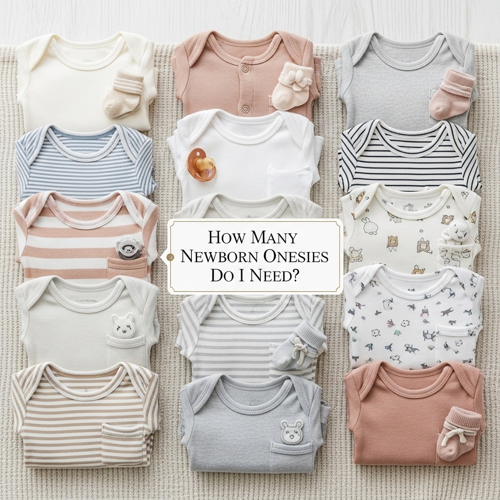 My Honest Answer About How Many Newborn Onesies Do I Need? 3 My Honest Answer About How Many Newborn Onesies Do I Need?