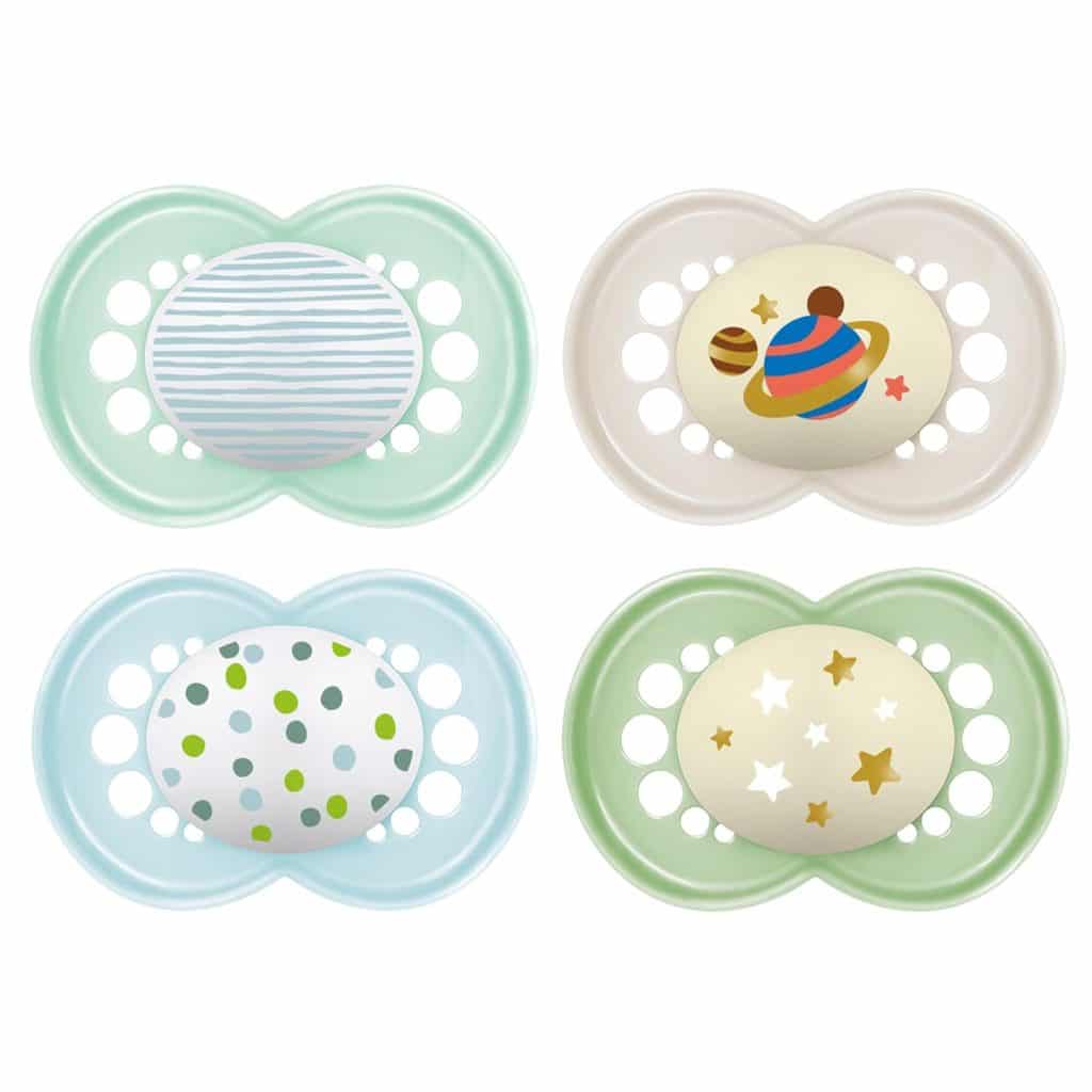 MAM Night Pacifiers, soothers for newborns